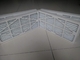 Filtro de dobramento galvanizado filtragem de alumínio da placa do quadro da eficiência média e de ar do quadro