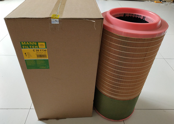 Papel de filtro importado grade do ar de Alemanha do filtro de ar de C301730 Mann